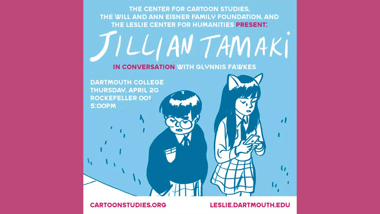 Eisner Lecture: Jillian Tamaki in Conversation with Glynnis Fawkes