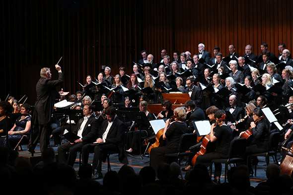 The Handel Society’s program for Tuesday, Nov. 18, includes the New Hampshire premiere of Annelies, the first choral setting of The Diary of Anne Frank (Photo by Rob Strong ’04)  